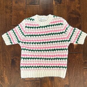 Zara Women's Multicolor Striped Sweater